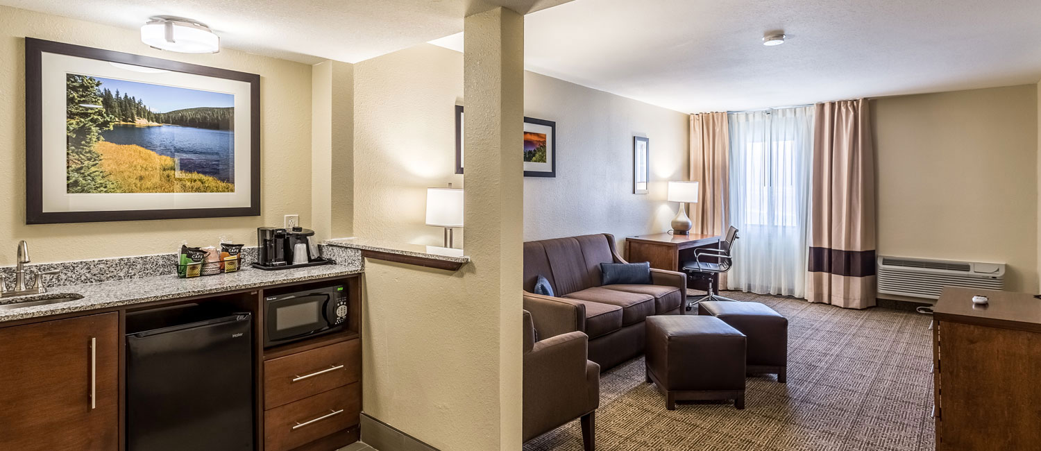 Our Suites Provide Ample Space For Our Guests